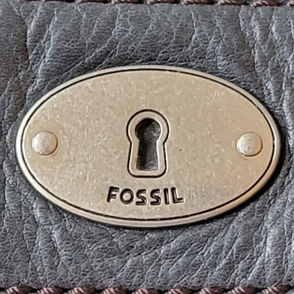 FOSSIL Black Leather Maddox XL Laptop Work Tote Shoulder Bag - Picture 2 of 13